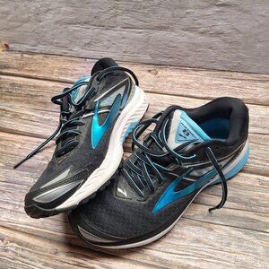 Brooks Revenna 8 Black and Shiny Teal Women's Size 8